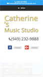 Mobile Screenshot of catherinesmusicstudio.com